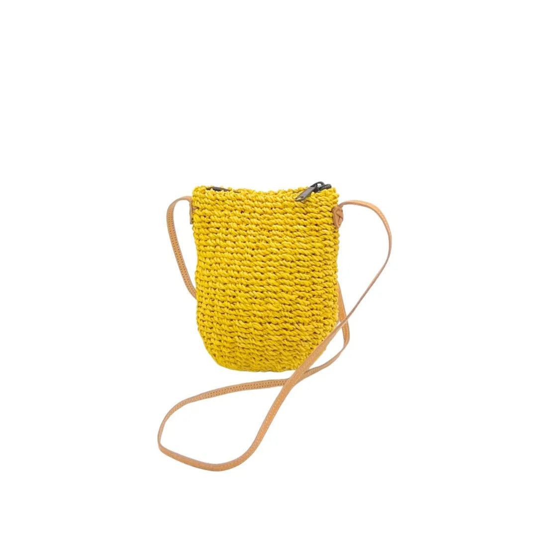 Straw Poof Crossbody