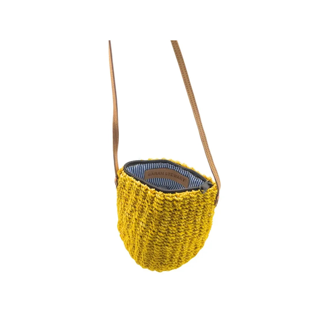 Straw Poof Crossbody