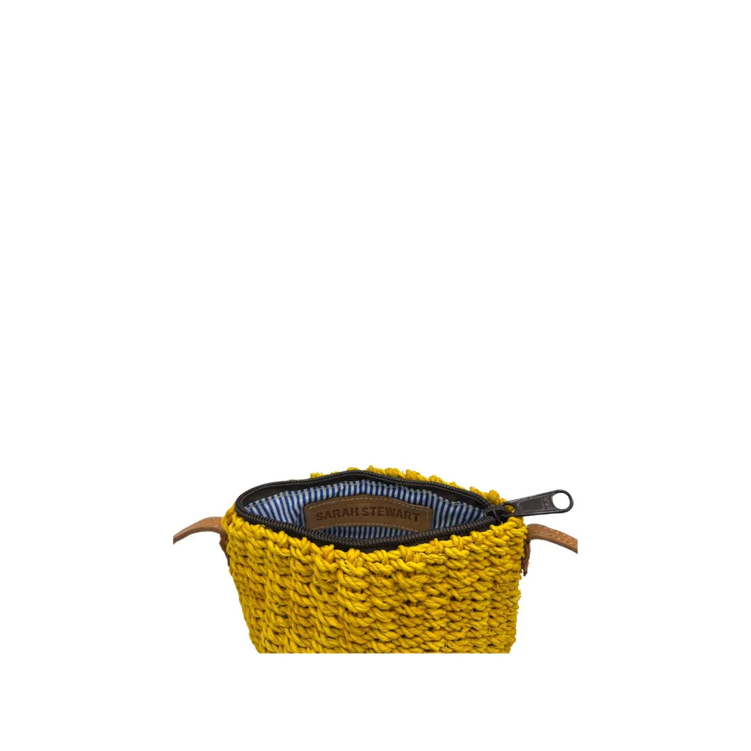 Straw Poof Crossbody