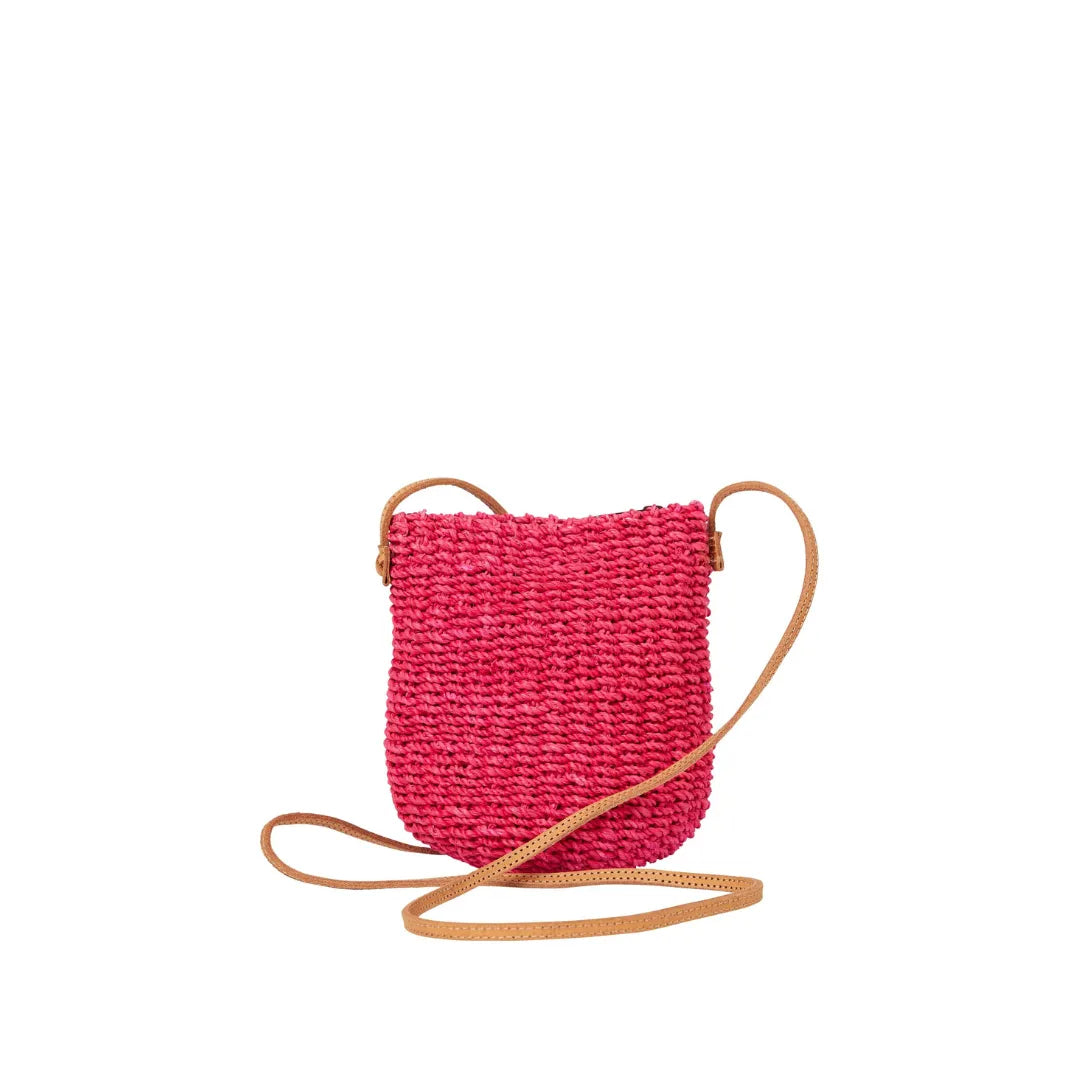 Straw Poof Crossbody