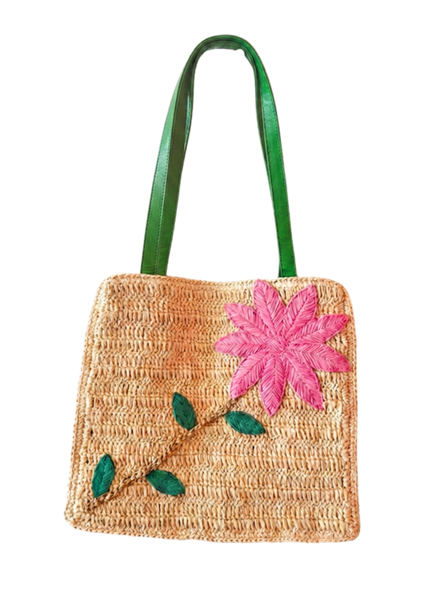 Cornelia Raffia Shoulder tote