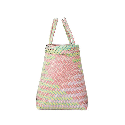 Benny Handwoven Tote •  Recycled Plastic