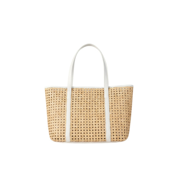 The Eleanor Midi Wicker Tote