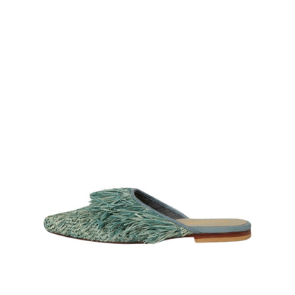 Eliza Raffia Mule