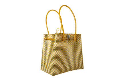 The Maxi Ella Handwoven Tote  · Recycled Plastic