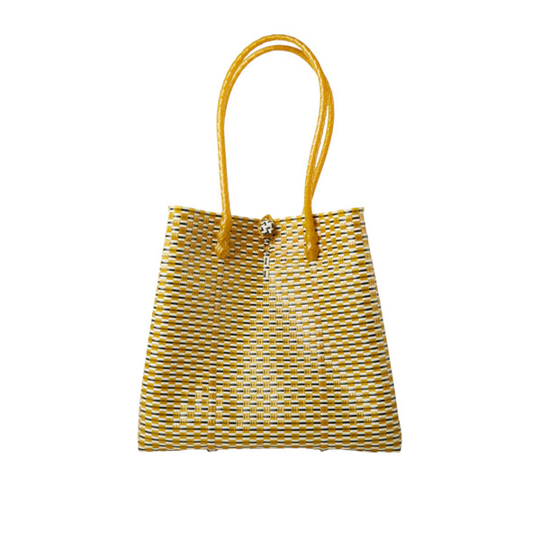 The Maxi Ella Handwoven Tote  · Recycled Plastic