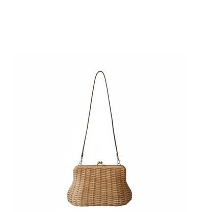 The Eloise Wicker Clutch