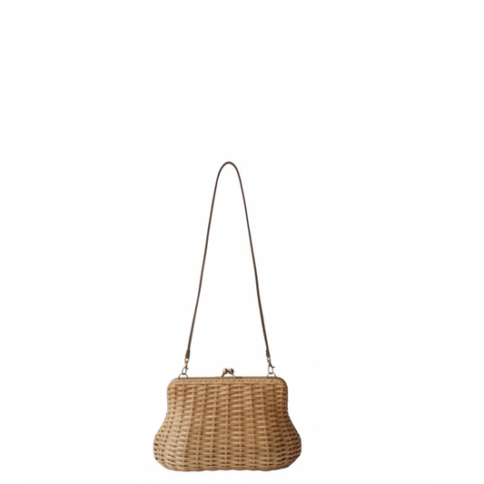 The Eloise Wicker Clutch