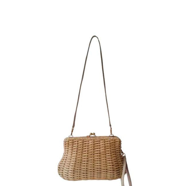 The Eloise Wicker Clutch