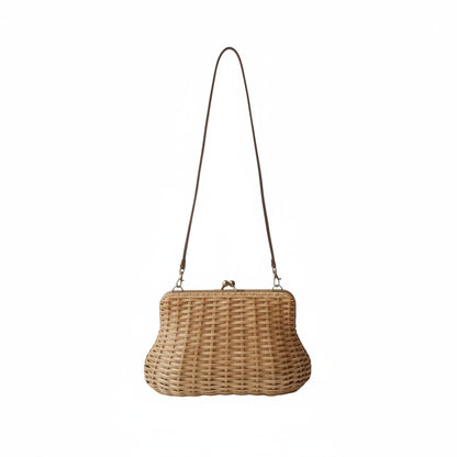 The Eloise Wicker Clutch
