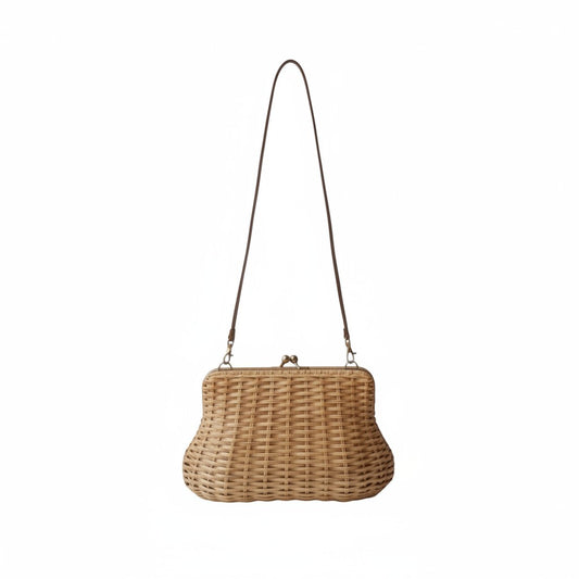 The Eloise Wicker Clutch