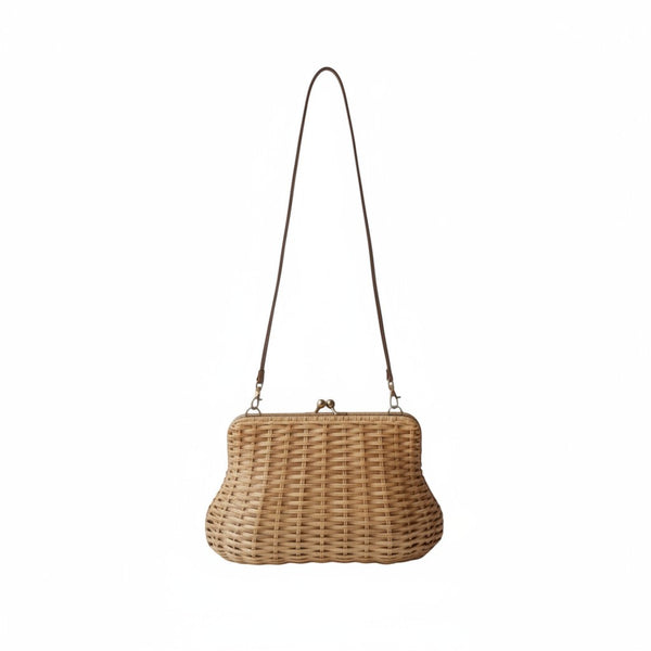 The Eloise Wicker Clutch
