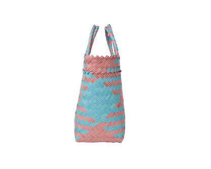 Gabriella Handwoven Small Tote Recycled Plastic