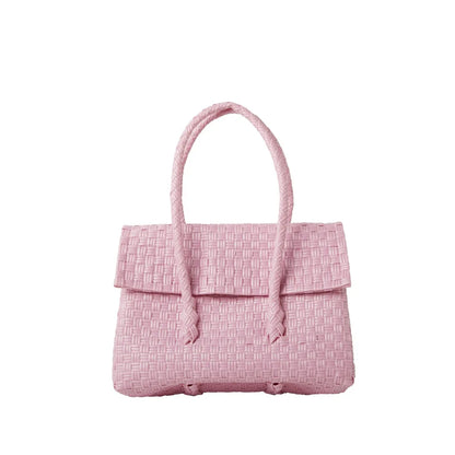 Mini Kelly Handwoven Handbag ·  Recycled Plastic