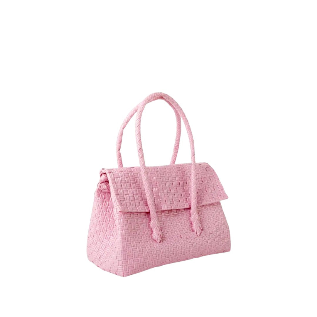Mini Kelly Handwoven Handbag ·  Recycled Plastic