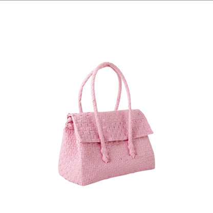 Mini Kelly Handwoven Handbag ·  Recycled Plastic