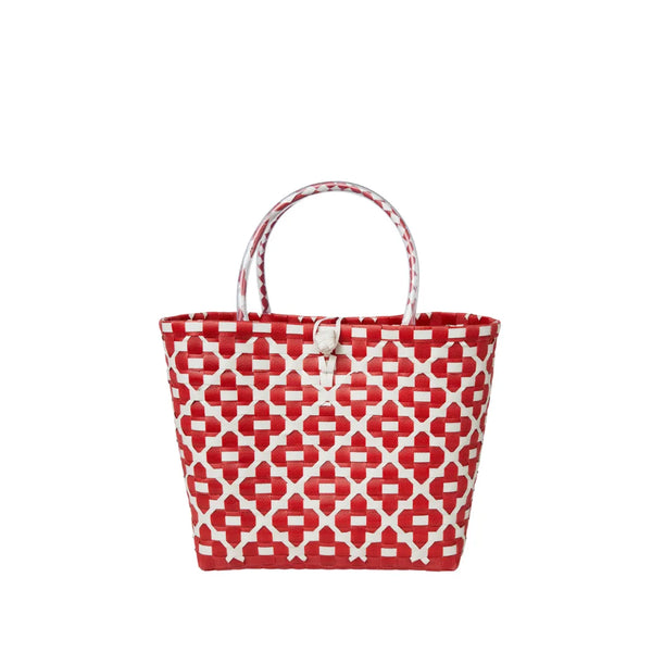 The Kensley Mini Handwoven · Floral Recycled Plastic