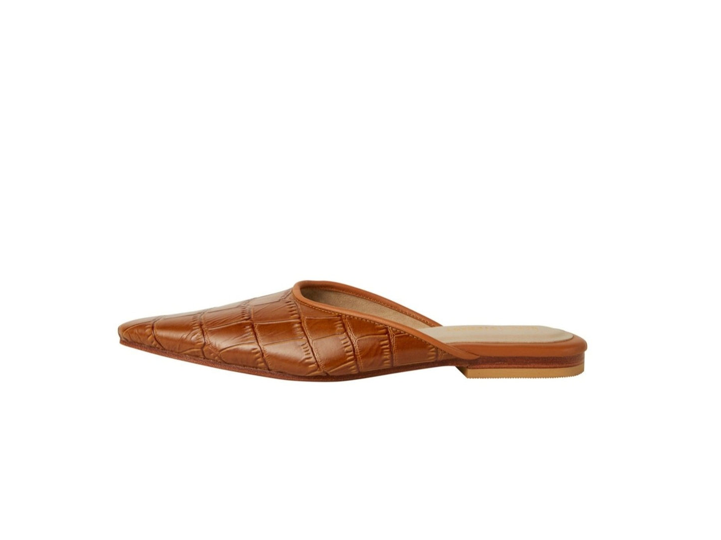 The Mabrey Croc Print Mule