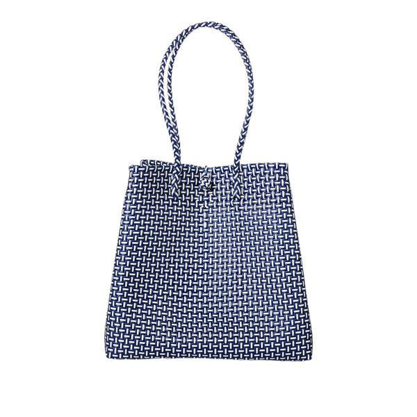 The Maxi Ella Handwoven Tote  · Recycled Plastic