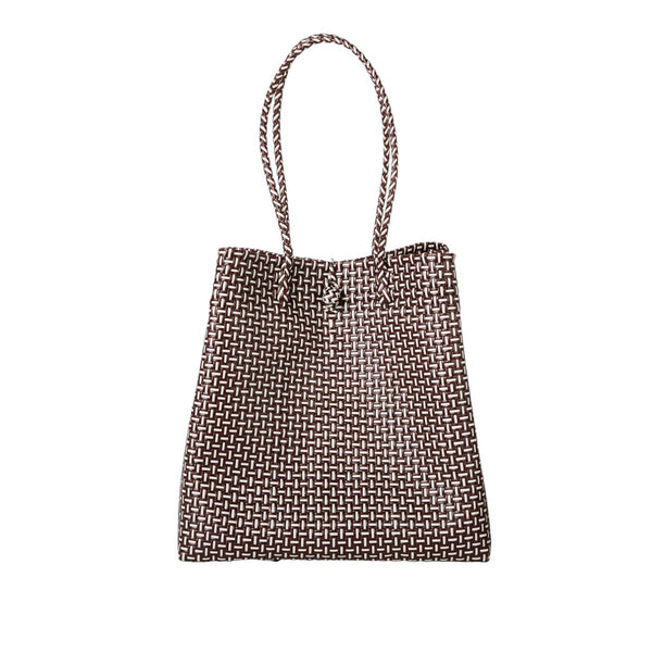 The Maxi Ella Handwoven Tote  · Recycled Plastic