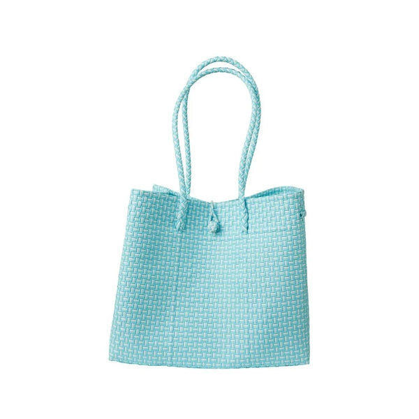 The Maxi Ella Handwoven Tote  · Recycled Plastic