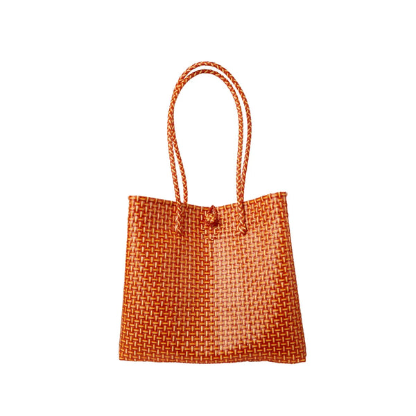 The Maxi Ella Handwoven Tote  · Recycled Plastic