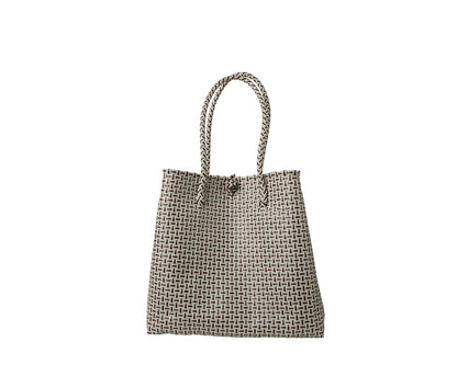 The Maxi Ella Handwoven Tote  · Recycled Plastic