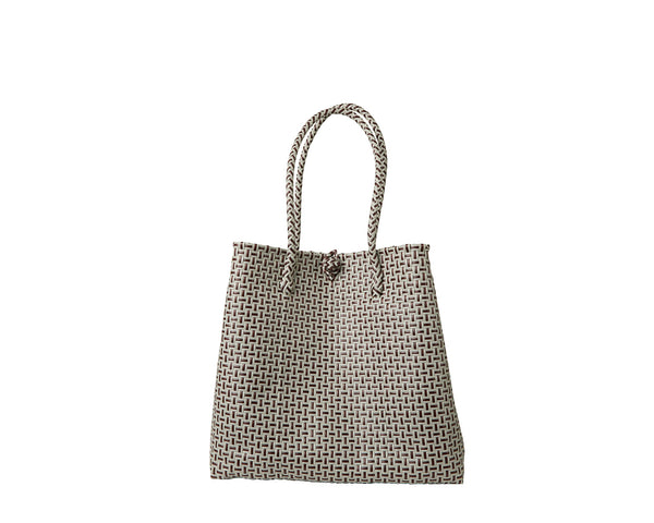 The Maxi Ella Handwoven Tote  · Recycled Plastic
