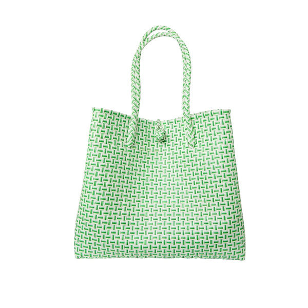 The Maxi Ella Handwoven Tote  · Recycled Plastic