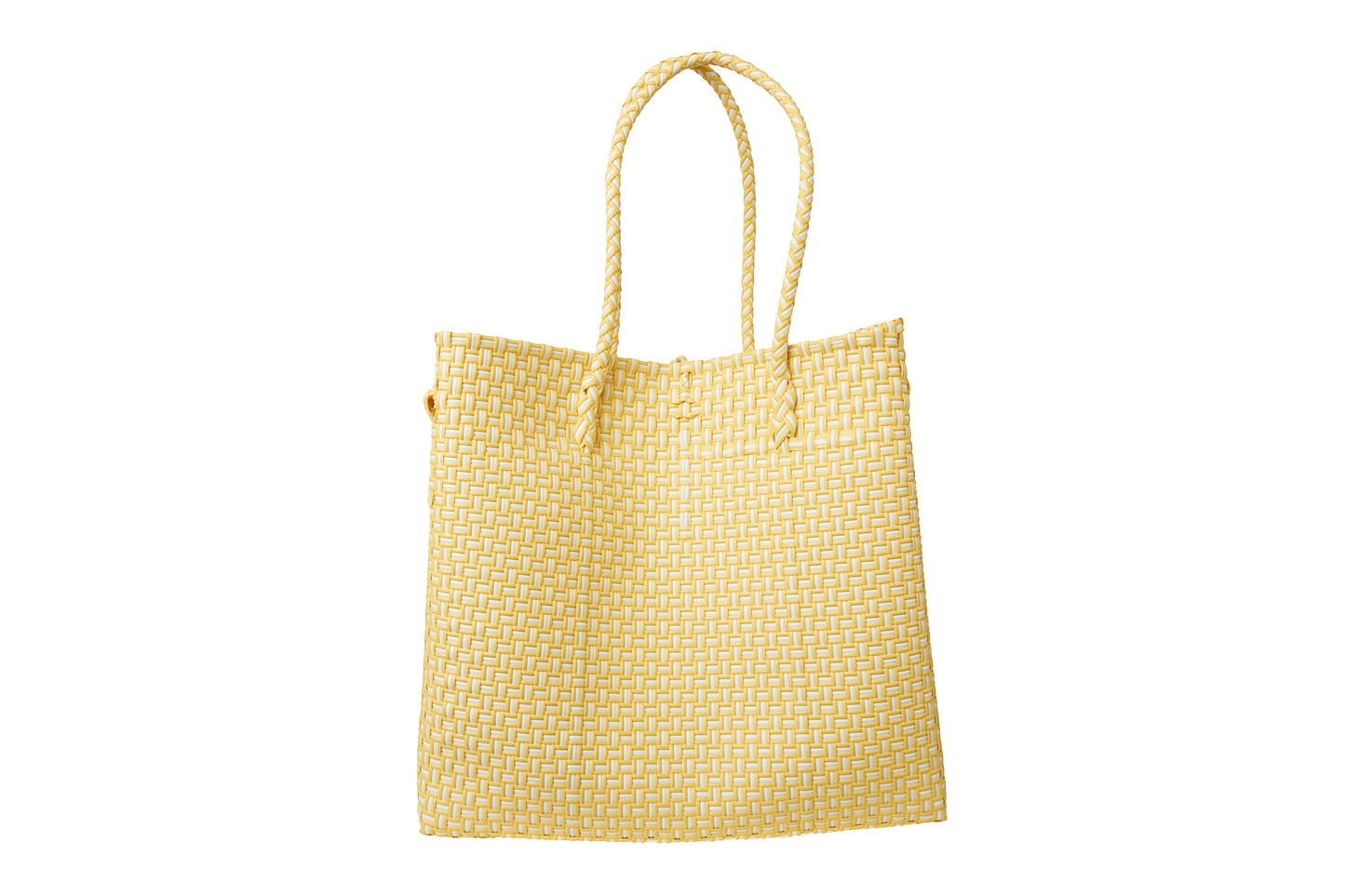 The Maxi Ella Handwoven Tote  · Recycled Plastic