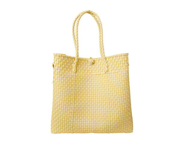 The Maxi Ella Handwoven Tote  · Recycled Plastic
