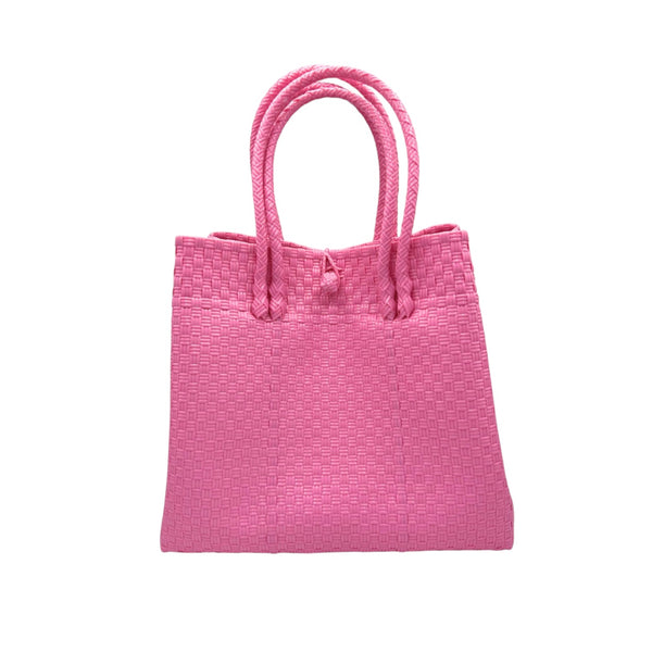 The Maxi Piper Handwoven Tote •Recycled Plastic