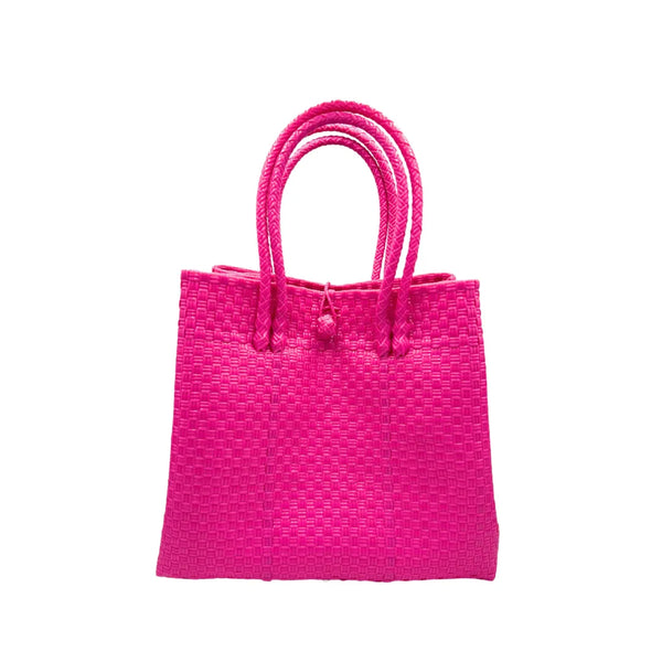 The Maxi Piper Handwoven Tote •Recycled Plastic