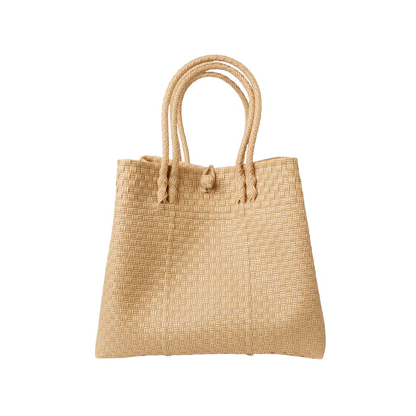 The Maxi Piper Handwoven Tote •Recycled Plastic