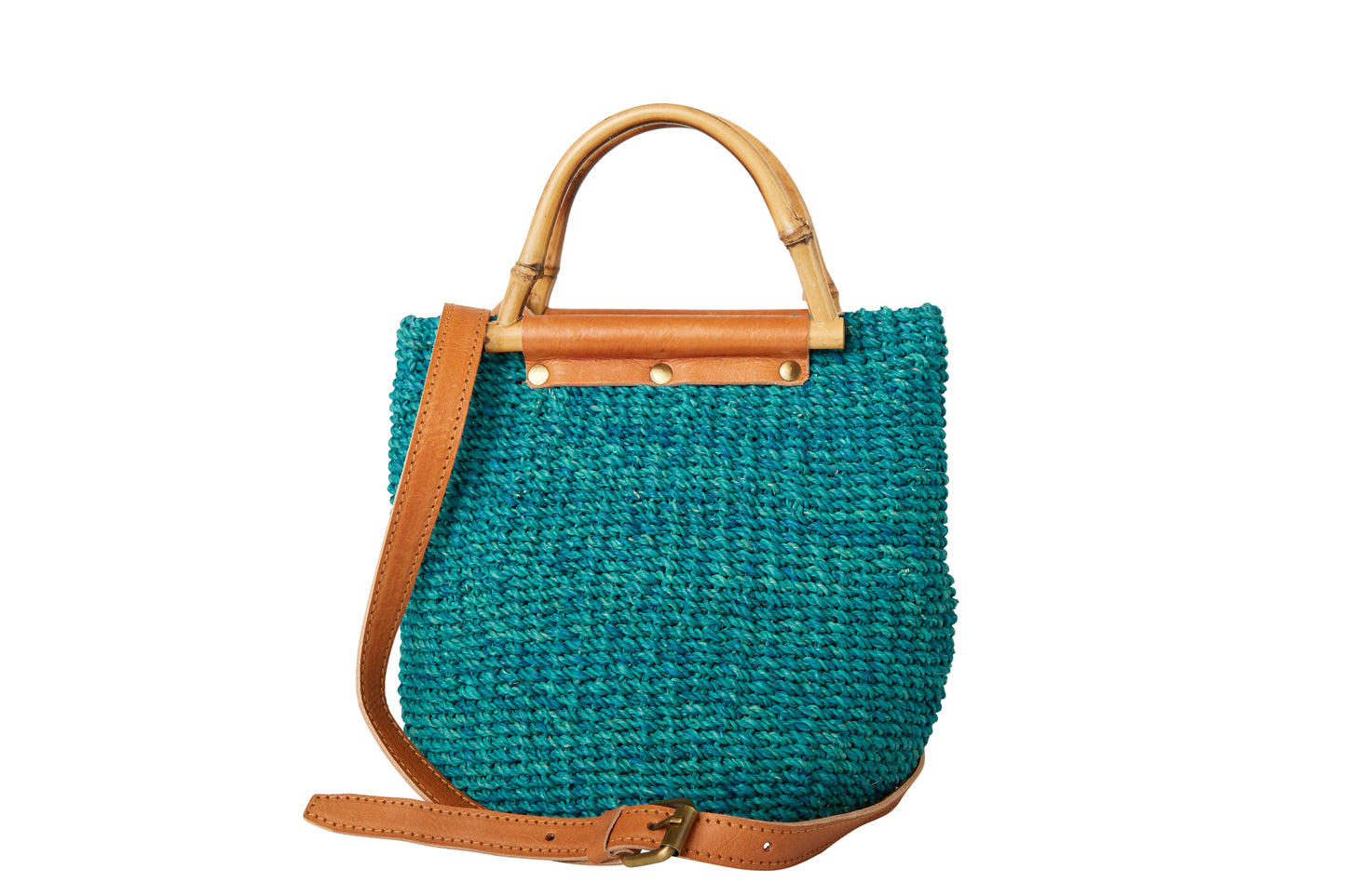 Maxi Straw Poof Crossbody