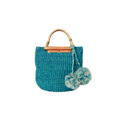 Maxi Straw Poof Crossbody
