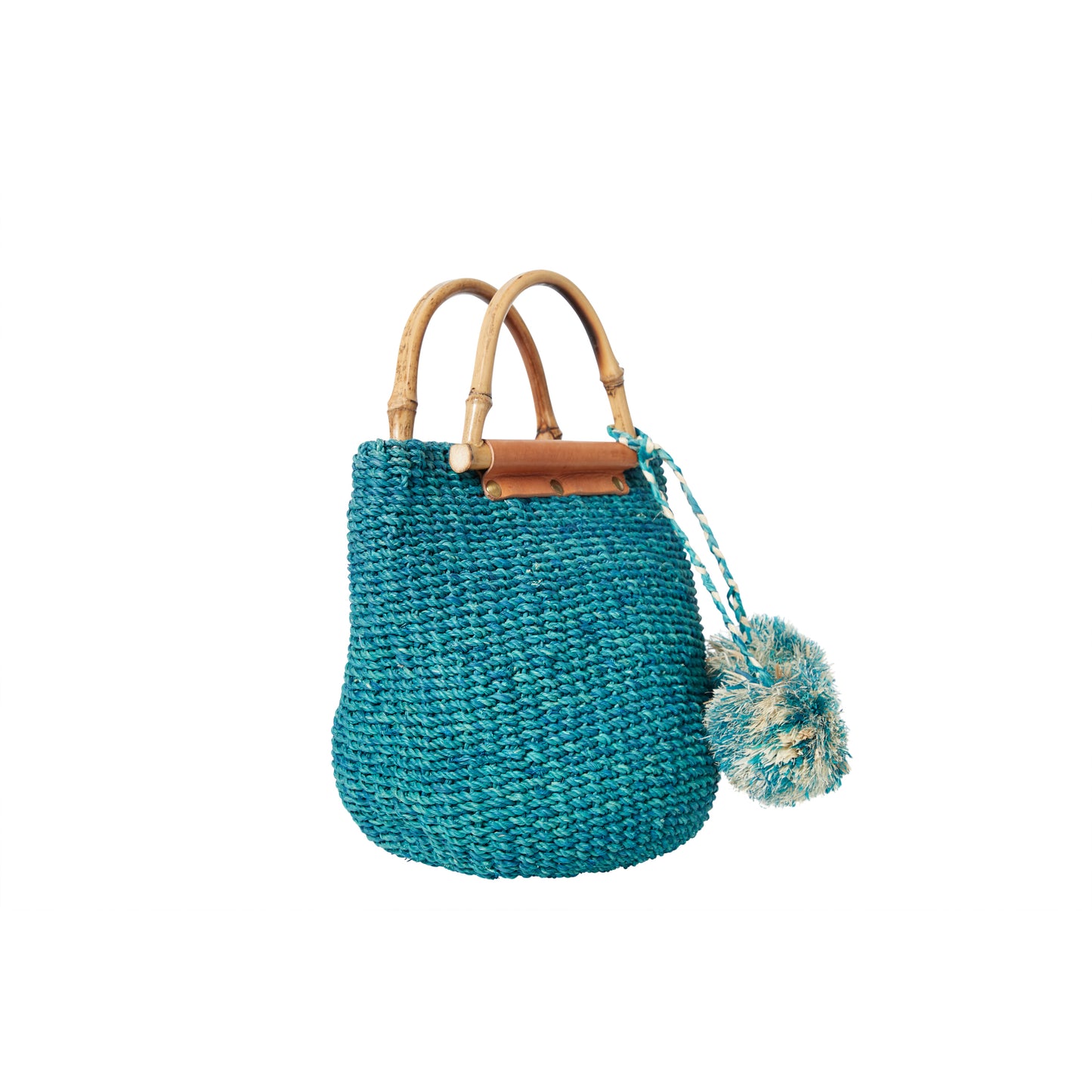 Maxi Straw Poof Crossbody