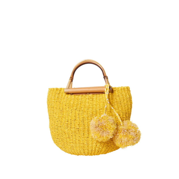Maxi Straw Poof Crossbody