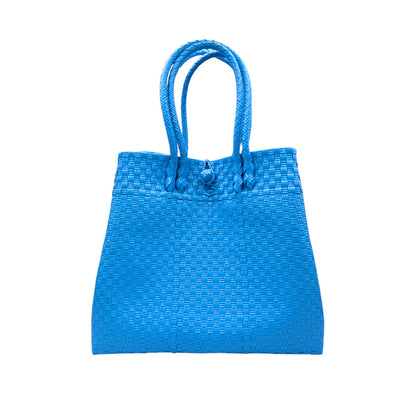 The Maxi Piper Handwoven Tote •Recycled Plastic