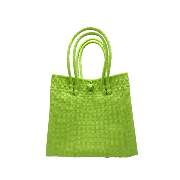 The Maxi Piper Handwoven Tote •Recycled Plastic