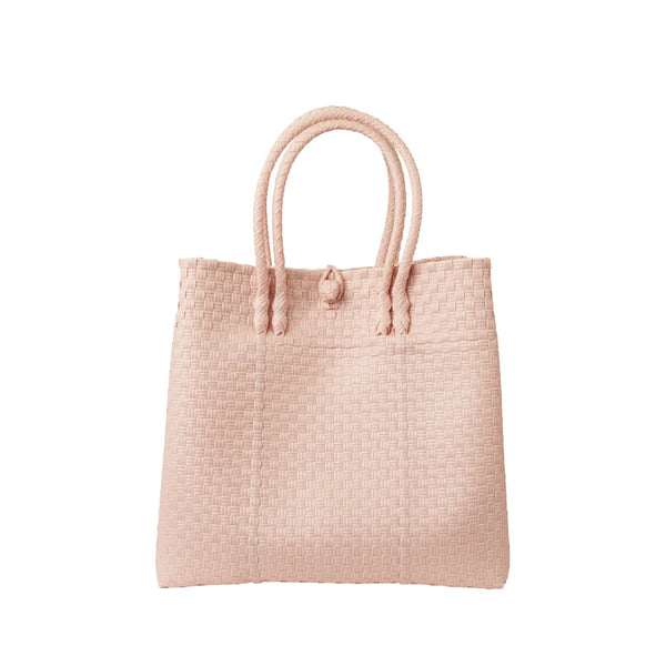 The Maxi Piper Handwoven Tote •Recycled Plastic