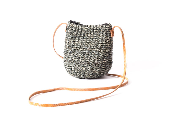 Straw Poof Crossbody