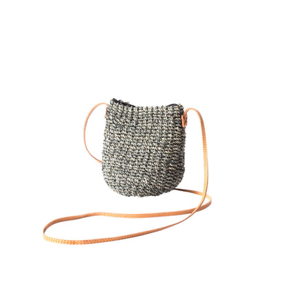 Straw Poof Crossbody