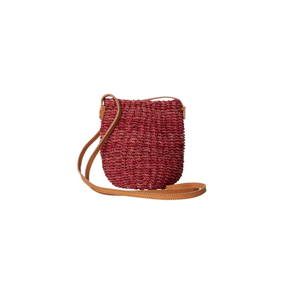 Straw Poof Crossbody