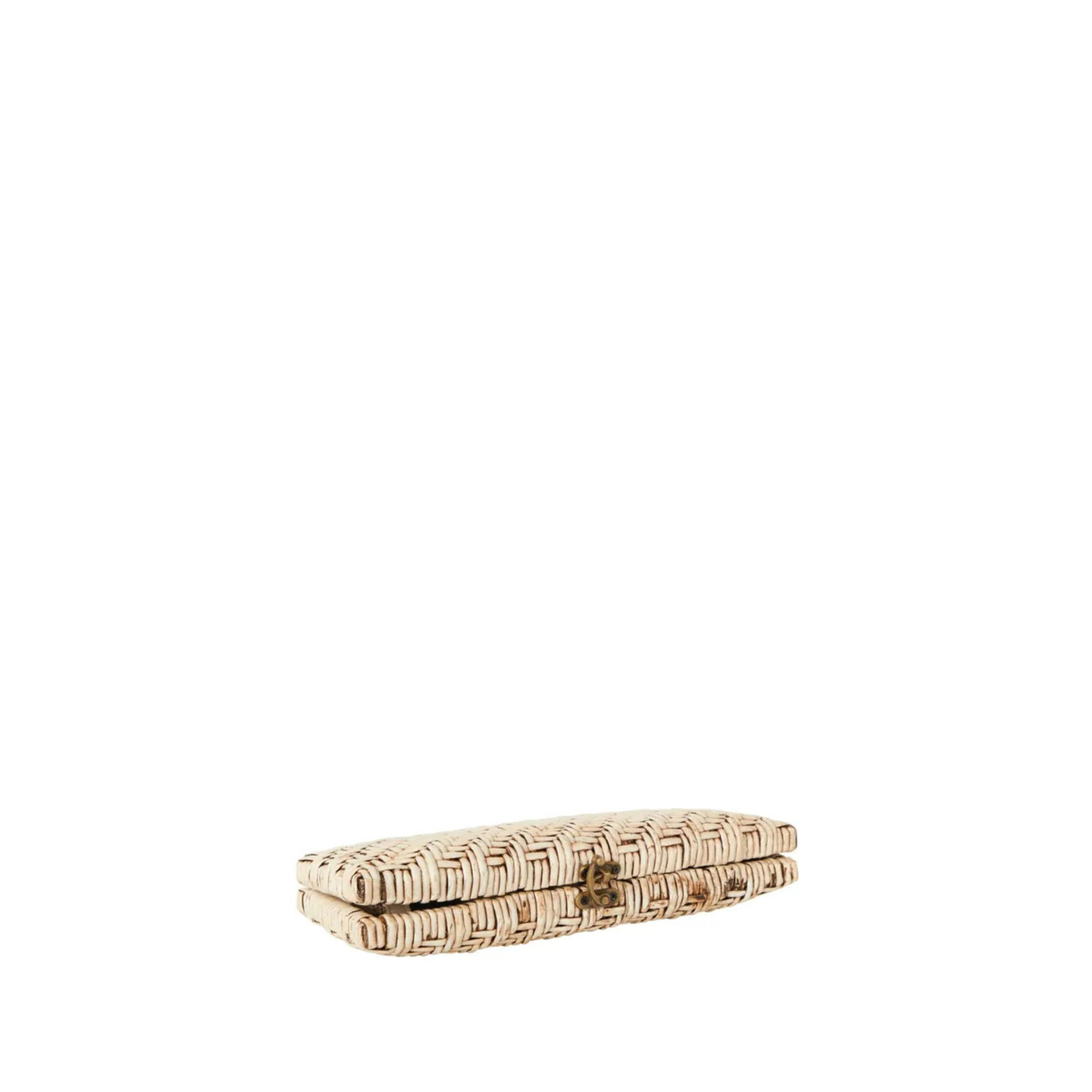 The Paula Woven Rattan Clutch