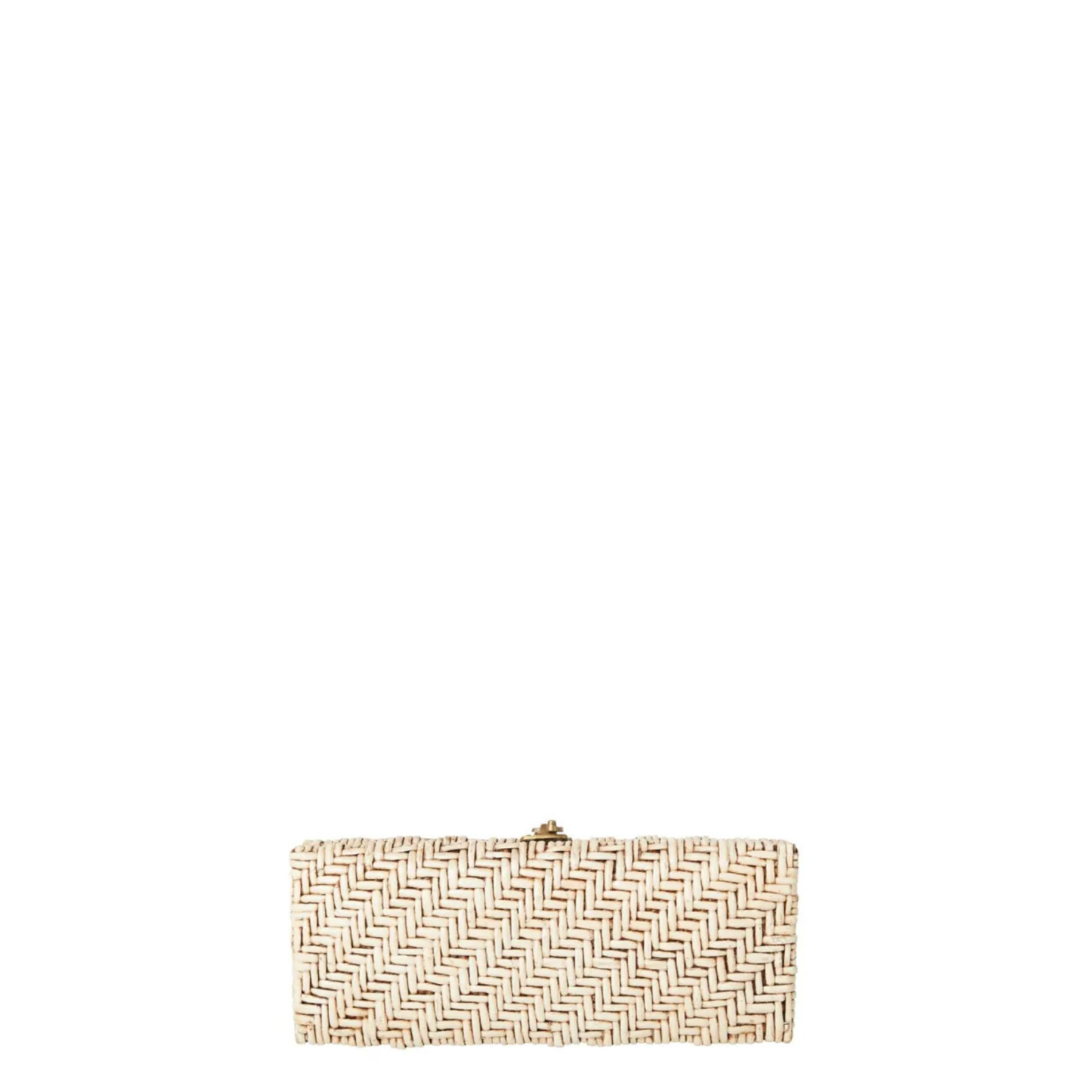 The Paula Woven Rattan Clutch