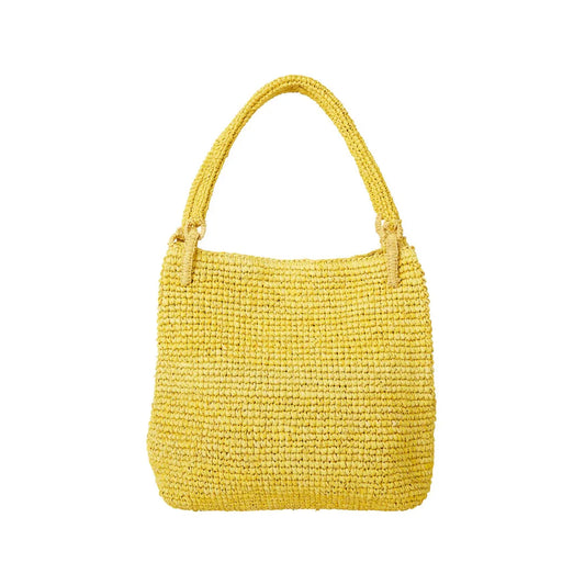 The Charlie Plain Woven Raffia Shoulder Bag