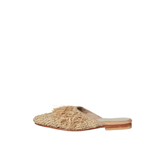 Eliza Raffia Mule
