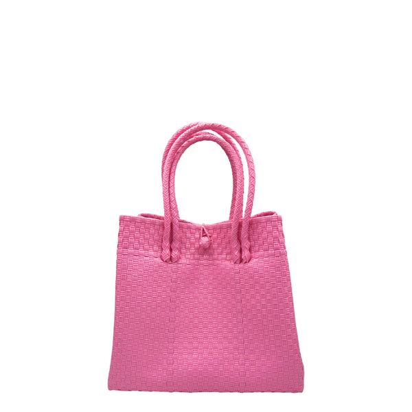 The Maxi Piper Handwoven Tote •Recycled Plastic