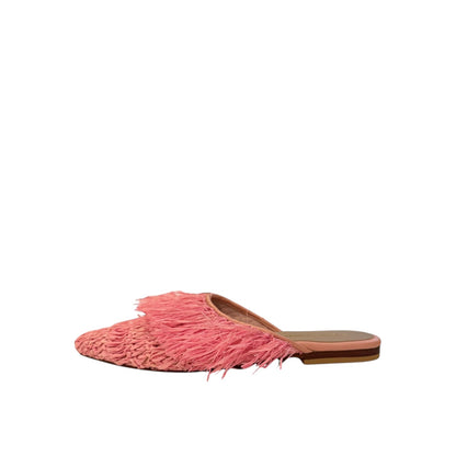 Eliza Raffia Mule